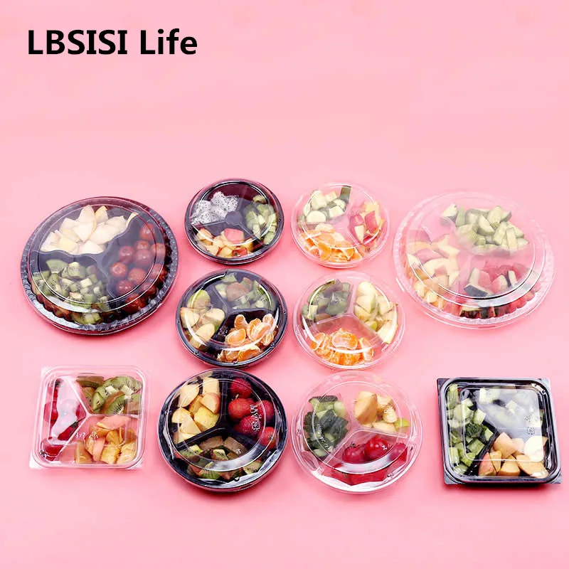

Контейнер LBSISI Life для хранения свежих фруктов, салатов, пищевой контейнер, вишня, овощи, сладкая закуска, упаковка для пикника, лоток для фрук...