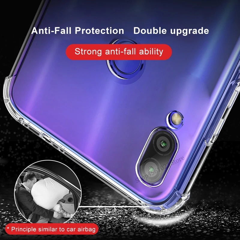 Прозрачный 3D чехол для телефона Xiaomi Redmi Note 5 6 7 8 Pro мягкие силиконовые чехлы из ТПУ