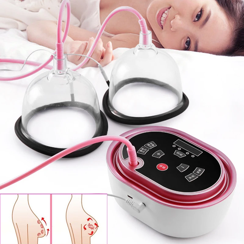 Electric Breast Enhancement Instrument Vacuum Pump Cup Breast  Massager Enhancing Cup Machine Electriacial Nipple Enlarge Device