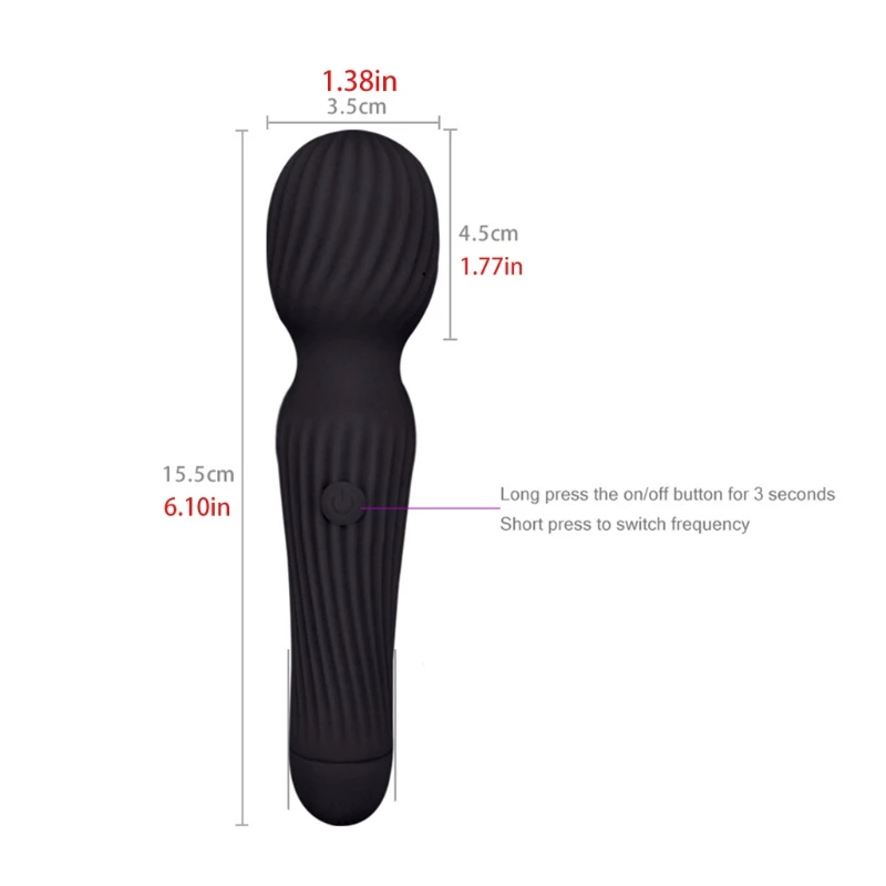 

H7JC Personal Wand Massager Perfect for Muscle Tension, Back, Neck Relief, Soreness