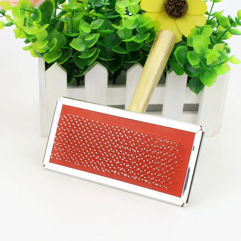 Универсальная игольчатая расческа для всех типов кошек и собак массажа питомцев