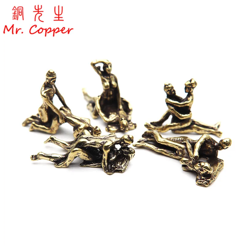 Классическая латунная тибетская Статуэтка сделай сам миниатюрная медная