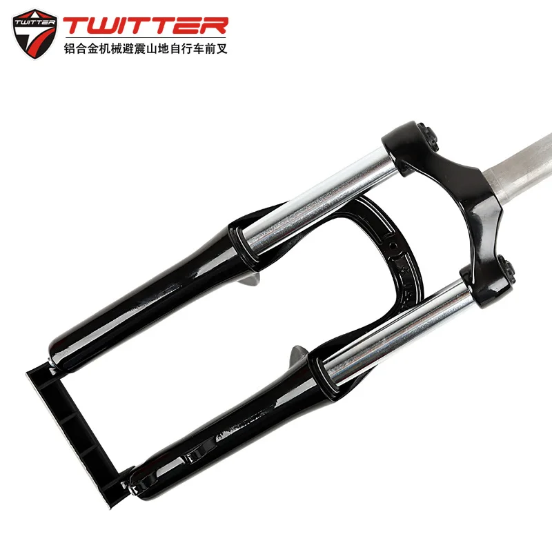 

Aluminum Alloy Front Fork Mechanical Shock Absorber Mountain Bike Shoulder Control Lockable Front Fork20-InchShockAbsorptionZero