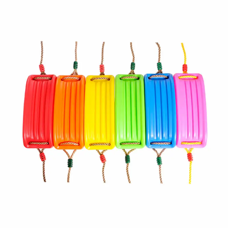 Детская площадка качели набор прочное дерево веревка стул сиденье дети открытый