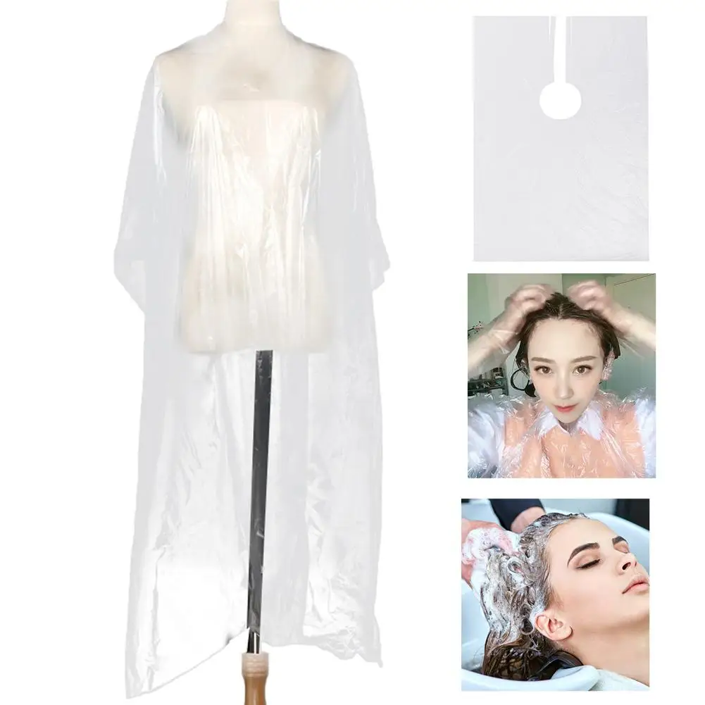 

50Pcs 120cmx160cm Disposable Hairdressing Capes Waterproof Hair Cutting Apron Hairdresser Cape Salon Styling Tools