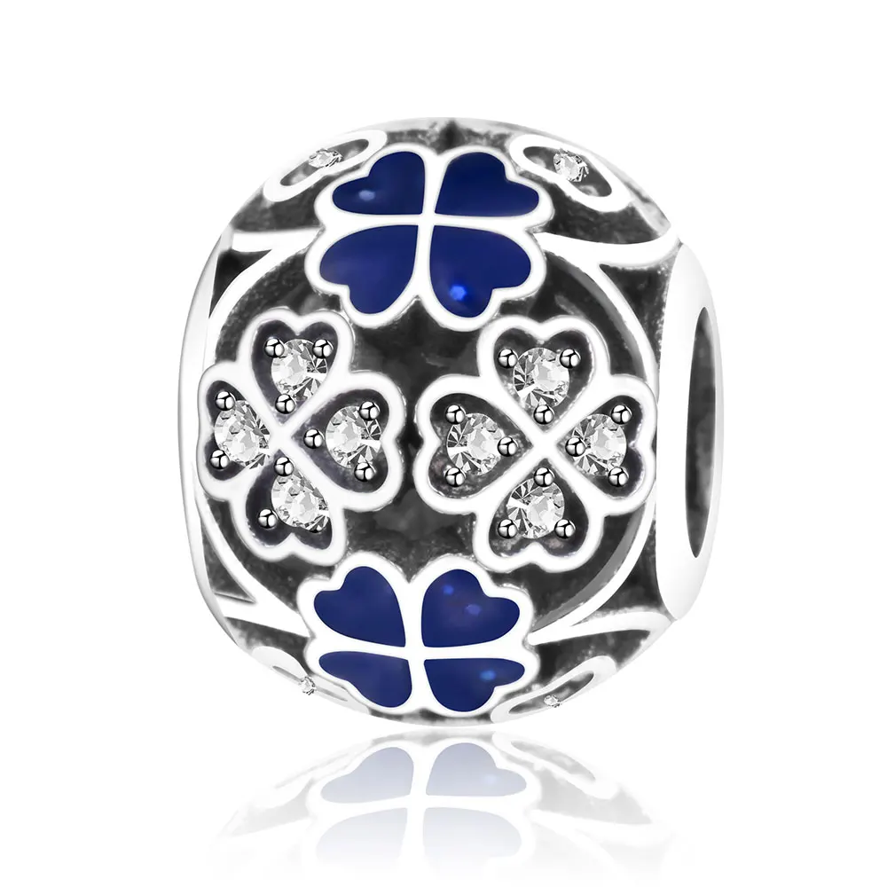 A41 Подходит к оригинальному браслету Pandora, 925 пробы, серебряный, BLESSED Paw Lock, подвески, бусины с прозрачными фианитами, сделай сам, berloque, ювелирное изделие, подарок - Цвет: A41