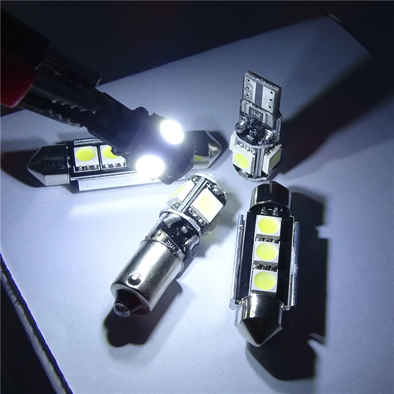 

10pcs LED Indoor Light Car Interior Reading Lamp for Volkswagen Jetta MKV MK5 2005-2010 Auto Parts Car Accessories Car Light