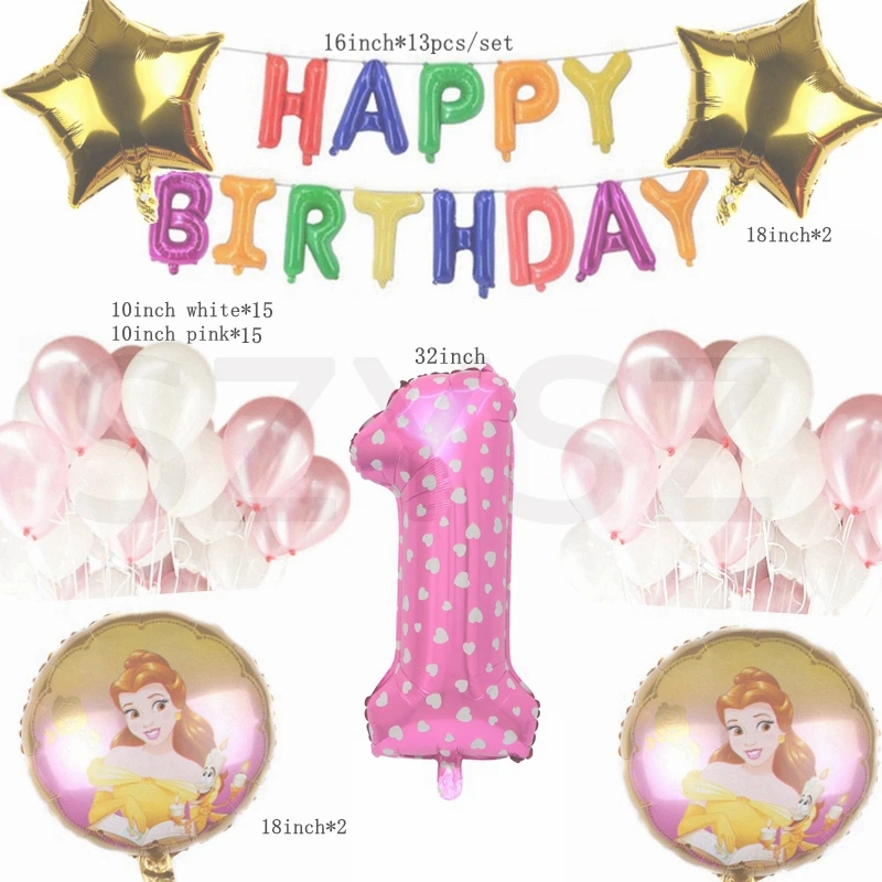 50 шт. декоративные надувные игрушки из фольги в виде цифр | Дом и сад