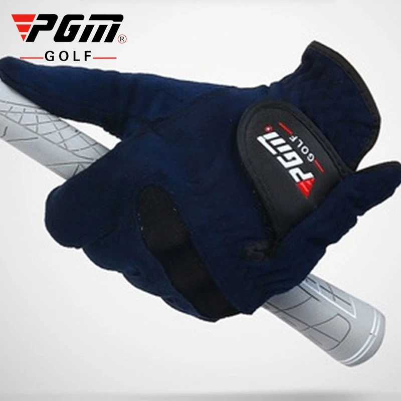 

PGM Men Right Left Hand Golf Gloves Sweat Absorbent Microfiber Cloth Sport Mitten Soft Breathable Abrasion Outdoor Gloves D0010