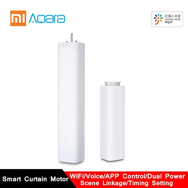 AQara B1 беспроводной умный моторизованный Электрический мотор для занавесок WiFi/Voice/App пульт дистанционного управления Умный дом мотор для занавесок