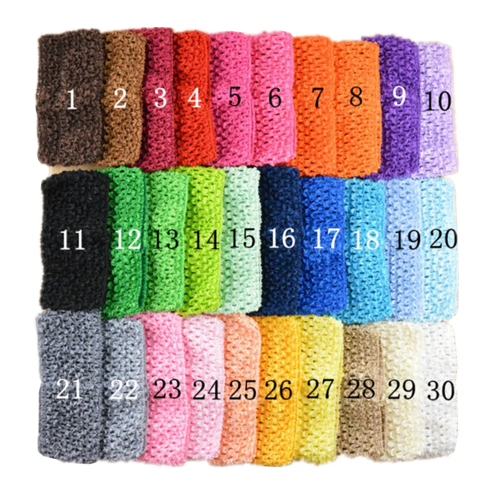 20 шт./лот Лидер продаж 2 75 дюйма эластичная вязаная повязка на голову Pettiskirt для