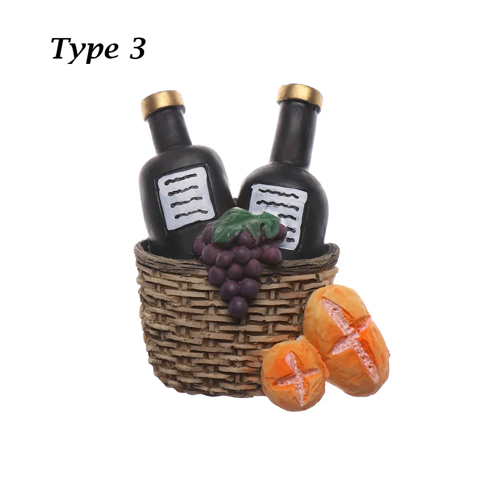 Type3 12 видов магнитов на холодильник в форме мультяшной еды, магнитные наклейки для яичного молока, украшение на холодильник, белая доска, аксессуары, кухонные инструменты - Цвет: Type3