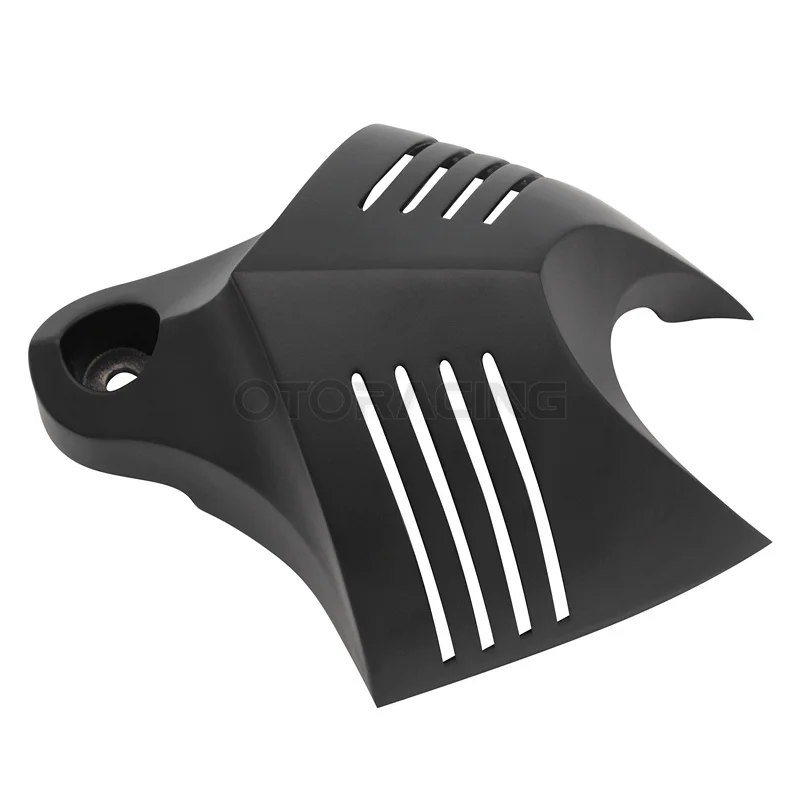 Мотоциклетные запчасти V Shield Stock Cowbell Horn Cover для Harley Dyna Glide Street FXDB Fat Bob Twin Cam 88 96 Electra EVO