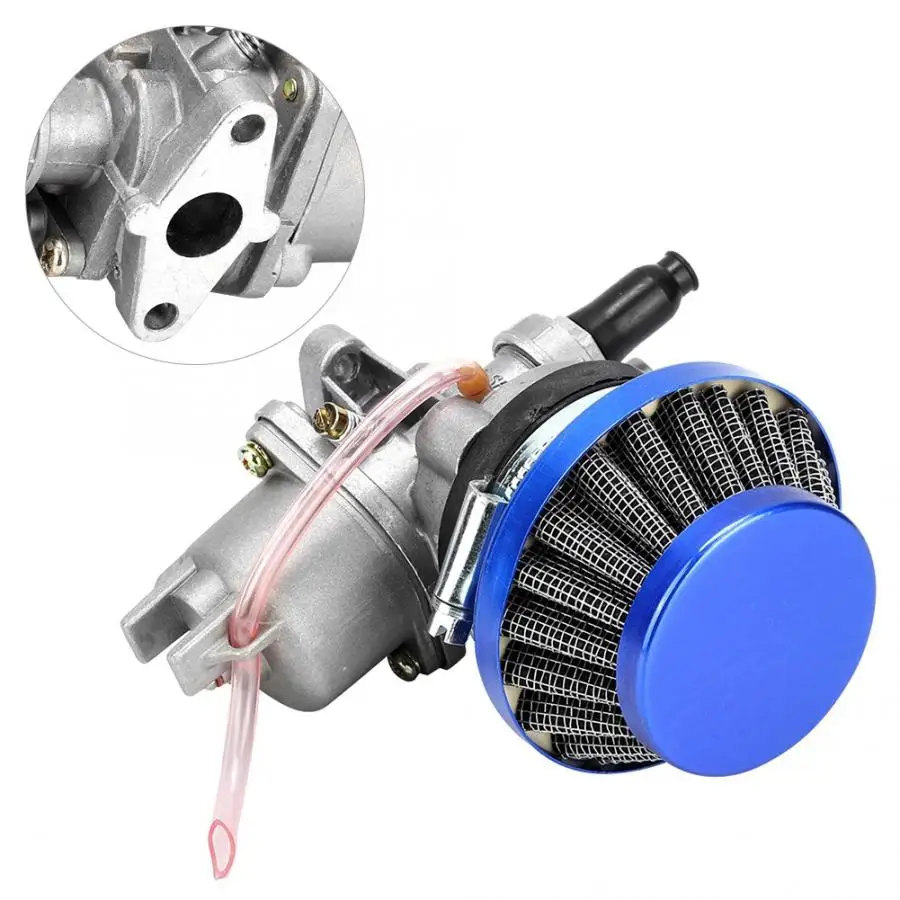 Карбюратор из алюминиевого сплава сменный воздушный фильтр для 47cc 49cc мини