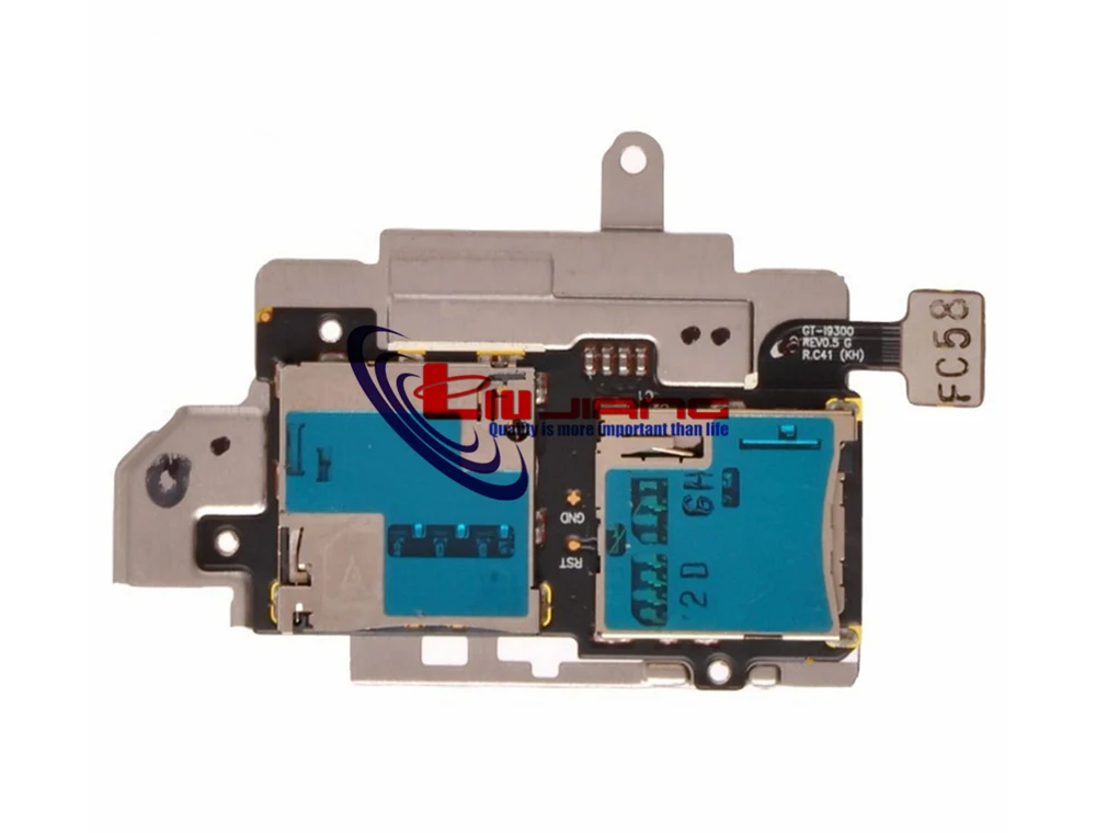 Новый оригинальный Sim держатель для карт samsung S3 i9300 Micro SD слот памяти гибкий кабель