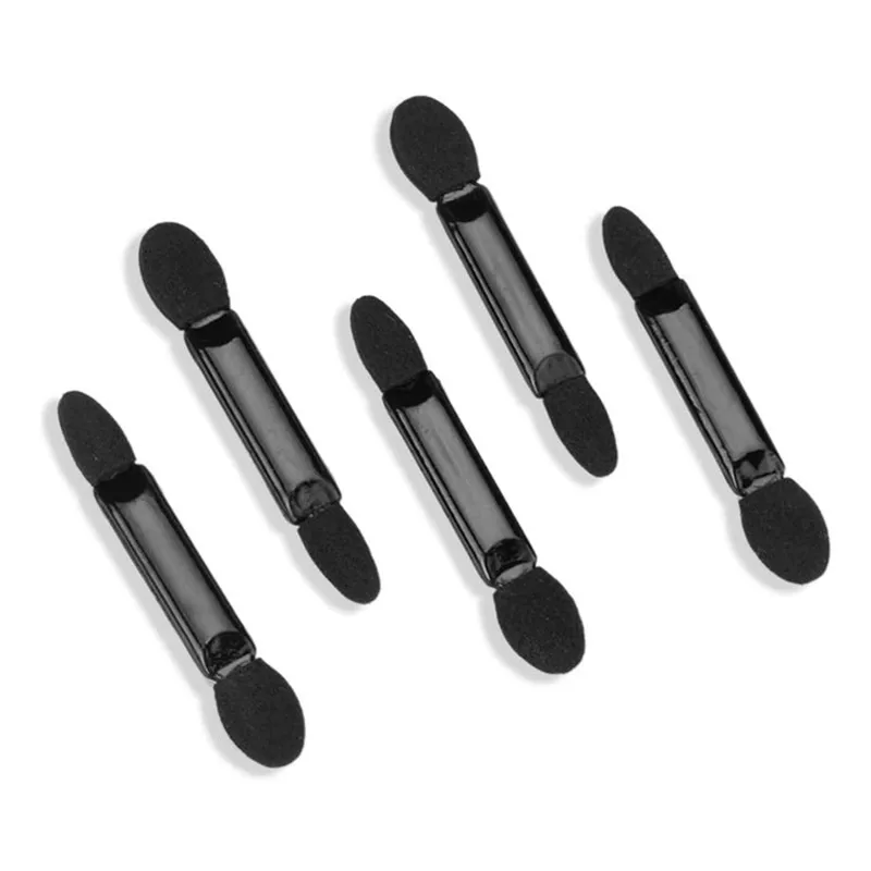 500 шт. одноразовые кисти для теней Двусторонняя губка нейлоновые наборы тени век