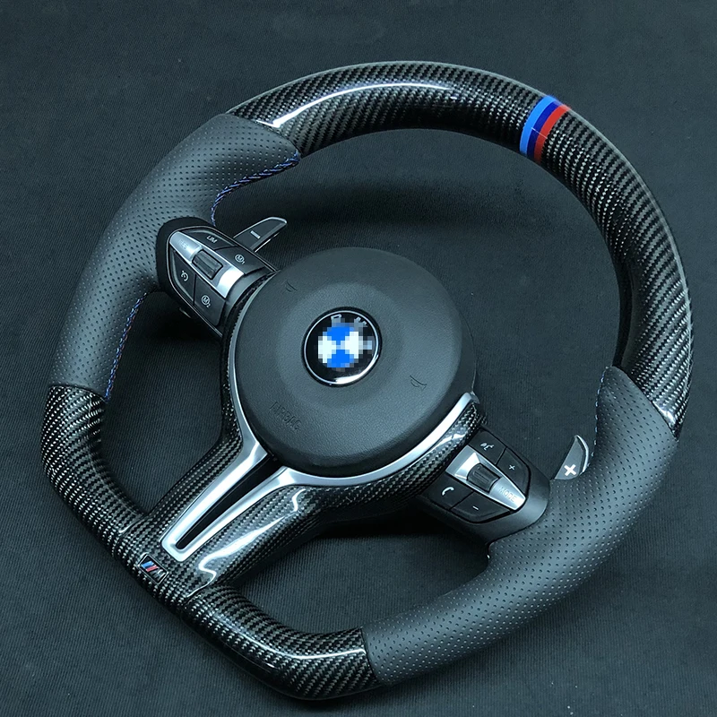 Рулевое колесо из настоящего углерода для BMW M Sport F30 F31 F34 F10 F11 F07 F45 F46 F22 F23 M235i M240i |