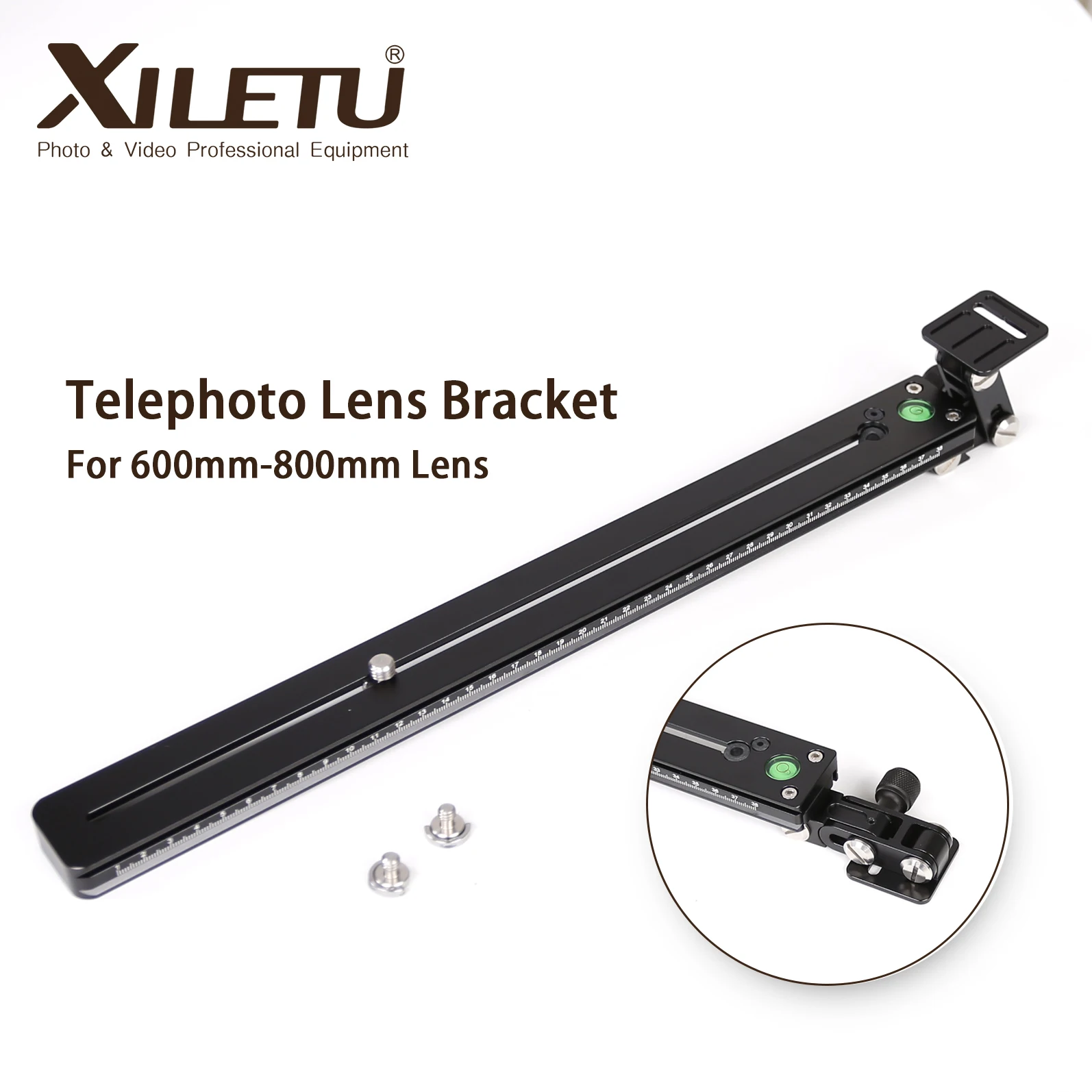 

XILETU XTB-450 450mm telephoto lens strengthen long supporting mounting plate for SLR camera