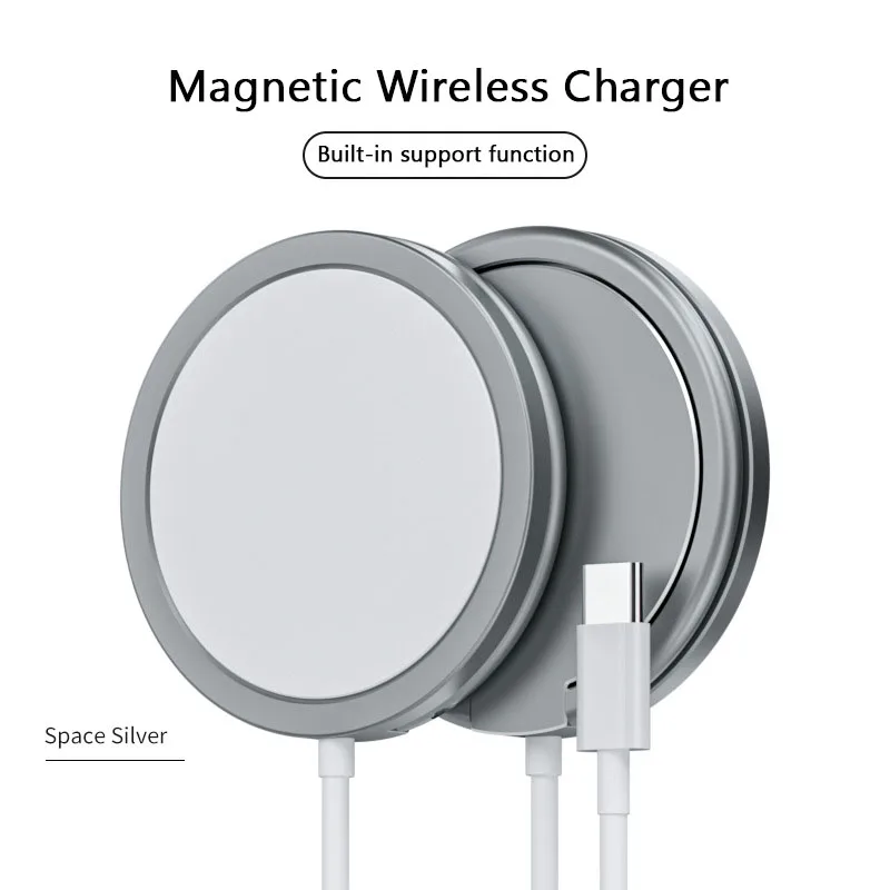 

Original Charger For iPhone 12 Pro Max 12 Mini 15W Wireless Charger Induction Fast Wireless Charging pad For Samsung Xiaomi