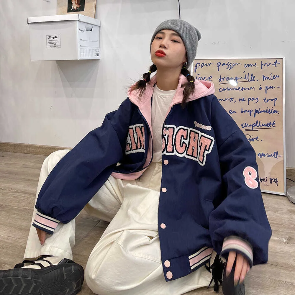 Новинка 2021 модная бейсбольная ретро-куртка для пар с надписью и вышивкой новая