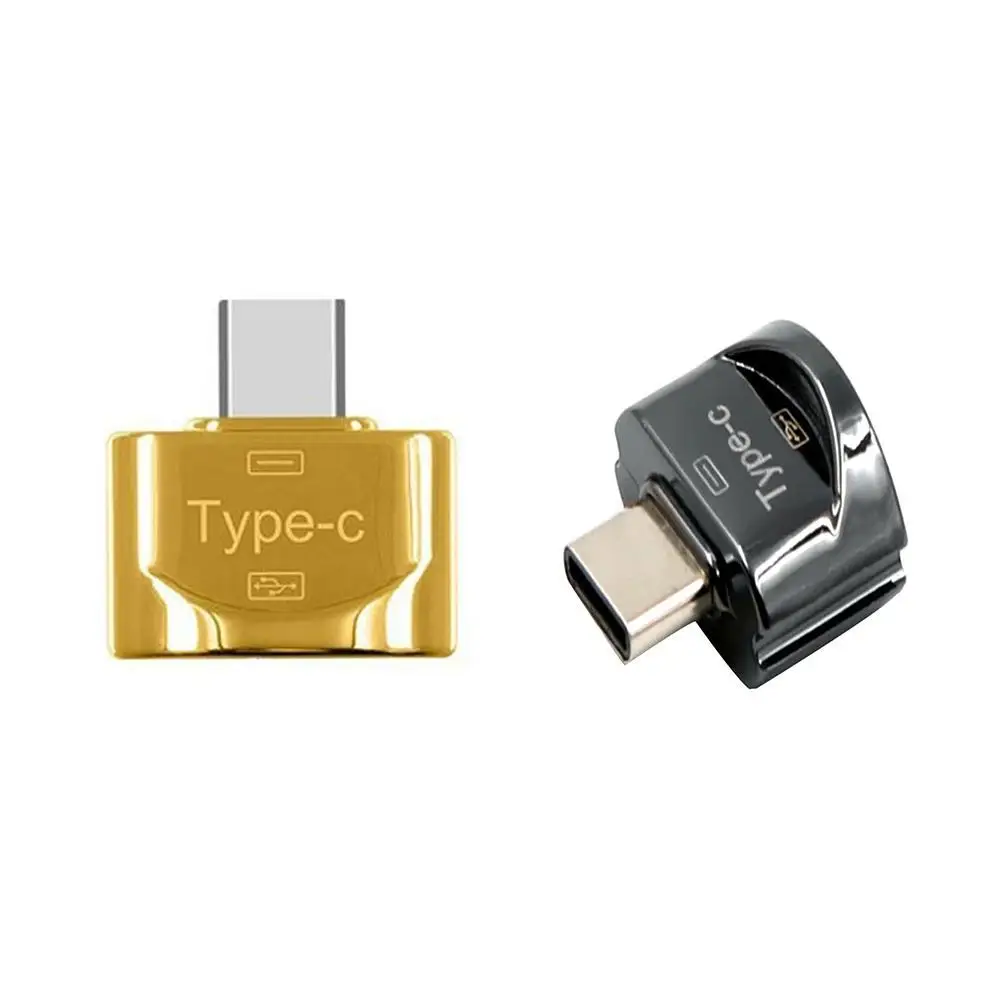Металлический USB 3 1 type C штекер 2 0 A Женский OTG адаптер для передачи данных Тип samsung S8