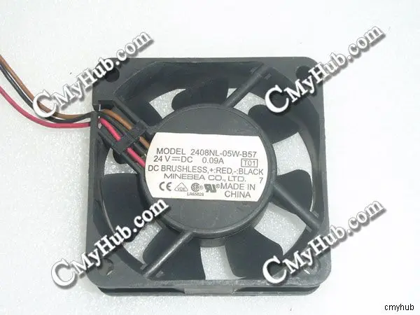 Для NMB-MAT 2408NL-05W-B57 T01 DC24V 0.09A 6020 6 см 60 мм 60x60x20 3Pin охлаждающий вентилятор | Компьютеры и