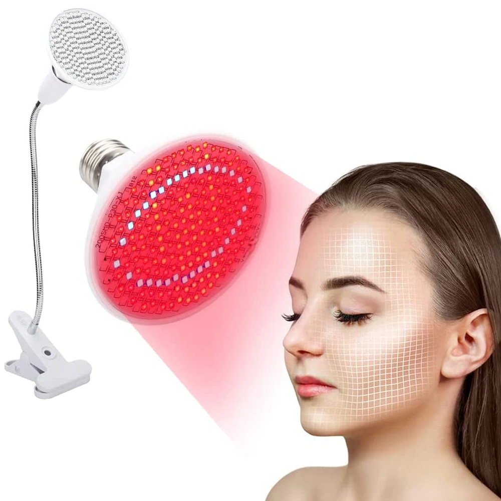 Синий и красный светодиодный светильник для лечения акне терапевтический