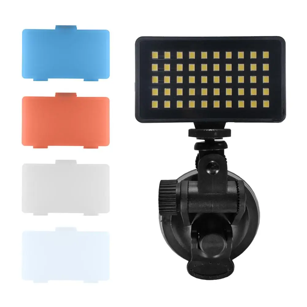 Мини-светодиодсветильник лампа для видеосъемки встроенный аккумулятор 6500K