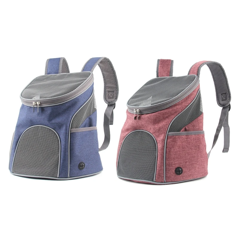 

Вместительный рюкзак для домашних животных с эластичной резинкой, дышащий, утолщенный, многоцветный, складной, для собак/кошек, для прогуло...