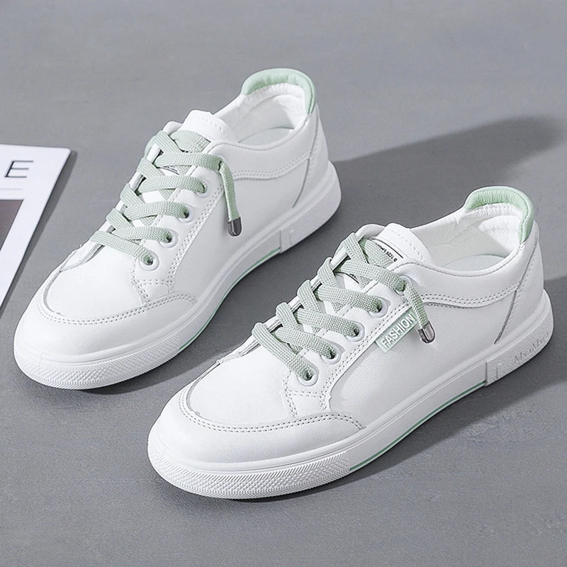 

Women Sport Sneakers Mesh Breathable White Shoes Running Lace-up Mesh Platform Sneakers Casual Summer flat Vulcanize Shoes