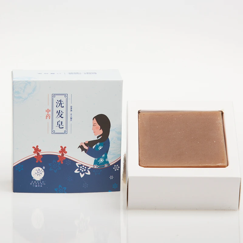 Традиционное травяное шампунь бар для потенциальной выпадения волос холодное