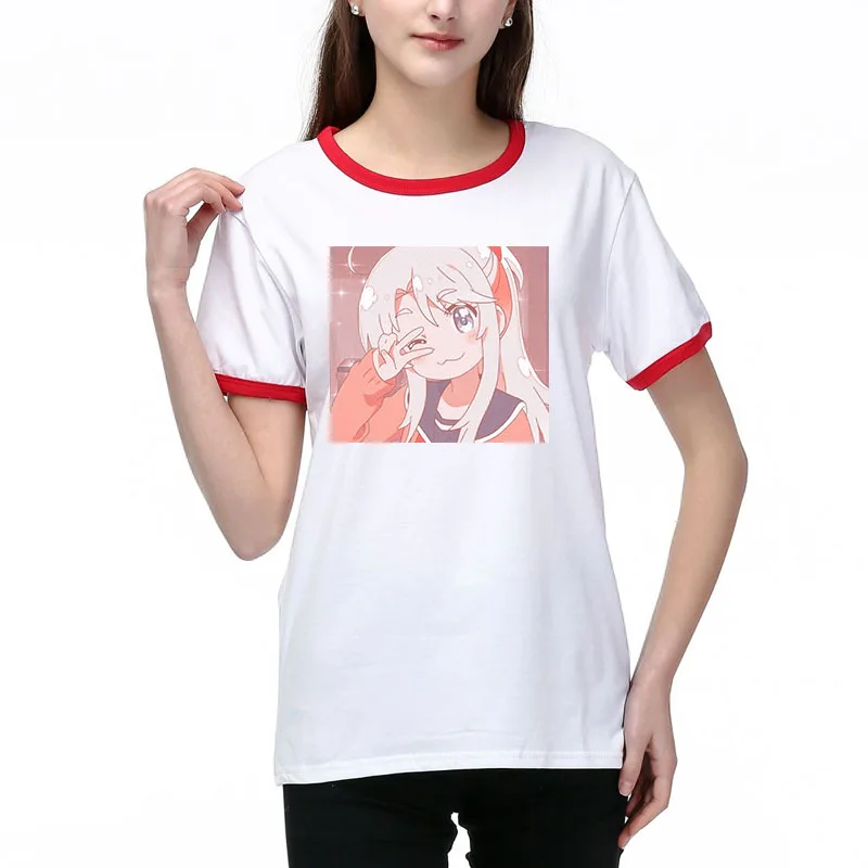 

Japanese new casual fashion plus size O-neck short sleeve female cartoon Harajuku tops tees funny cute Ulzzang T-shirt