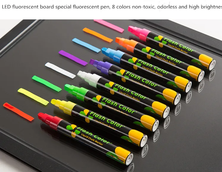 Специальная флуоресцентная ручка для Светодиодный Люминесцентная доска щетка