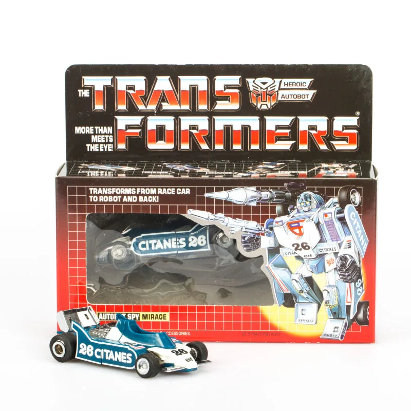 

Transformers G1 Reissue Mirage Autobot Action Figure Collectible 80's Toys Deformation Car Robot Christmas Gifts