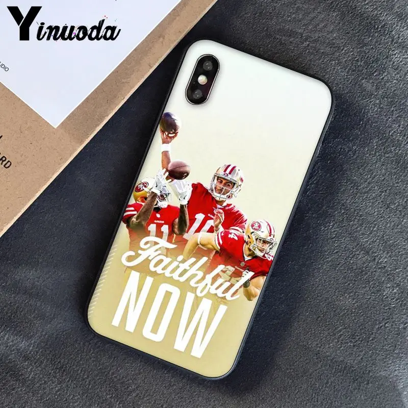 A16 Yinuoda San Francisco 49ers DIY роскошный высококачественный защитный чехол для iPhone 8 7 6 6S Plus 5 5S SE XR X XS MAX Coque 11 11pro max - Цвет: A16