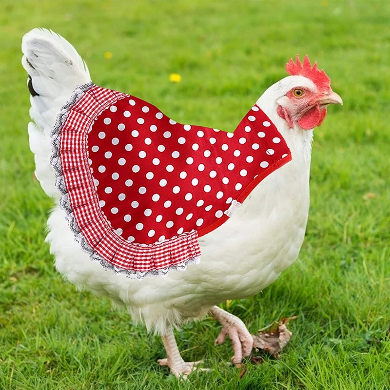 3 Pieces Chicken Saddle Jacket Hen Apron Feather Fixer Poultry Wing Back Cover With Elastic Straps Suit | Дом и сад