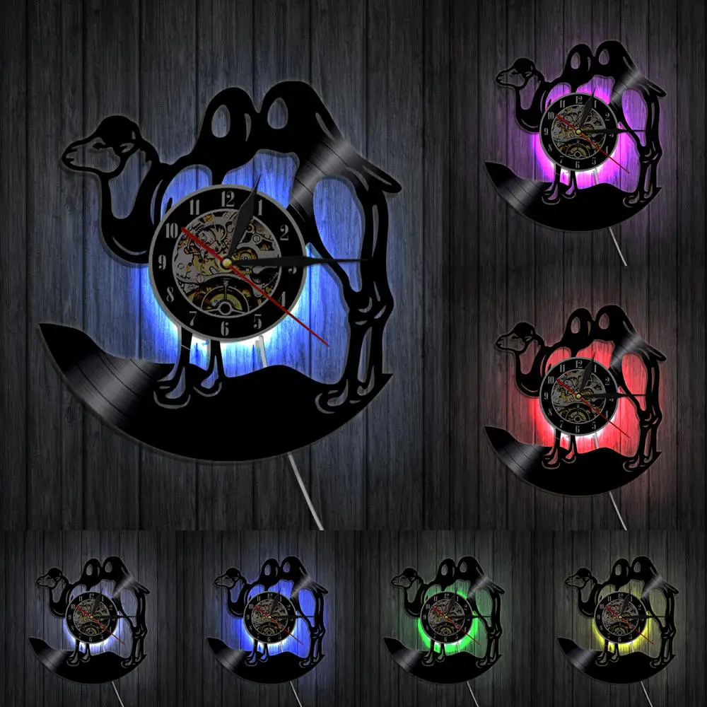 Настенные часы Camel виниловые в африканском стиле для сафари художественные