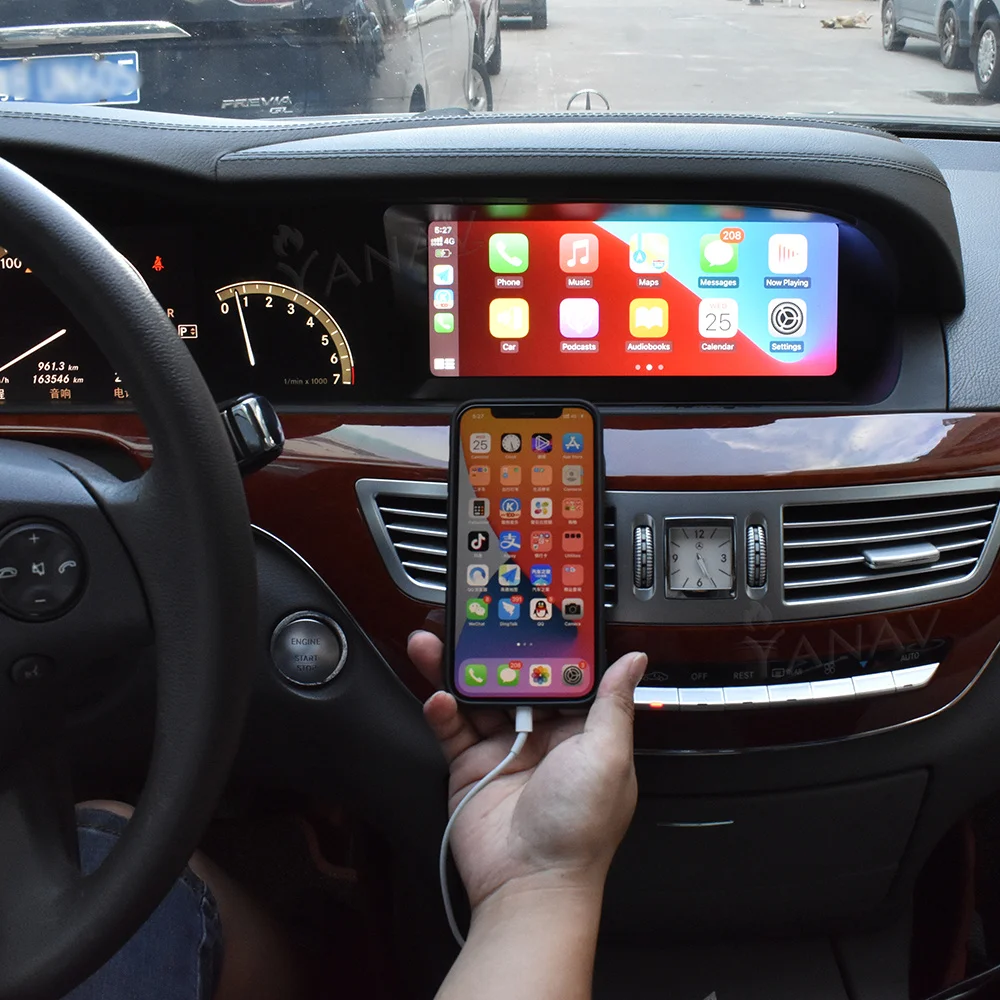 

Car Radio Android 11.0 For Mercedes-Benz S Class W221 2006-2013 Auto GPS Navigation Stereo Receiver 8GB+256GB Head Unit Newest