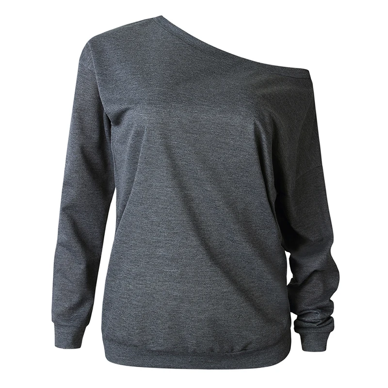 Женский сексуальный джемпер на одно плечо мягкий теплый вязаный свитер топы с