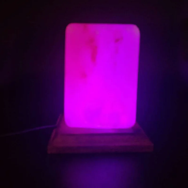 Квадратная соляная лампа с USB мини-ночник из гималайской соли светодиодный