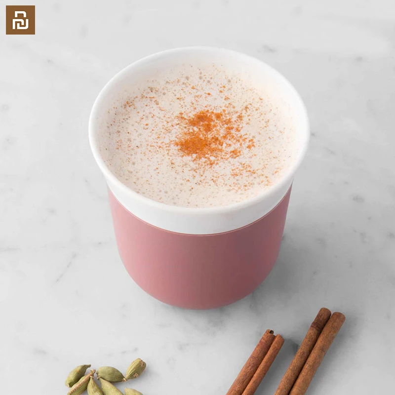 Керамическая чашка для кофе модная простая и молока теплые чашки с силиконовым
