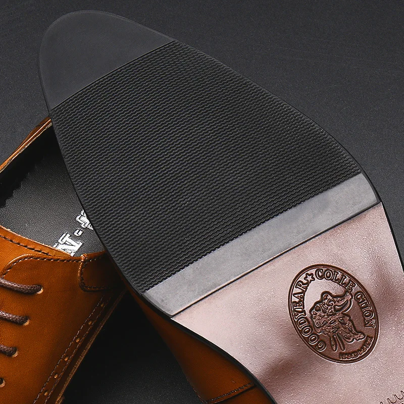 QYFCIOUFU/Брендовые мужские оксфорды с острым носком Официальная обувь Мужские