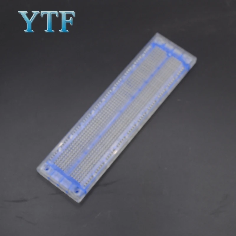 

Transparent Blue Breadboard SYB-120 Wide 4.6CM Long 17.7CM