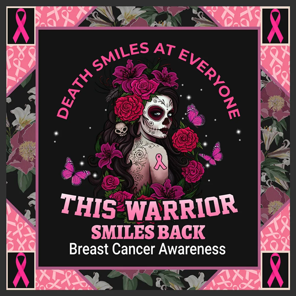 

Bohemian style flower and skull pattern psychedelic Santa Claus Floor mat Door mat Anti-slip mat Carpet Bedroom Home decor