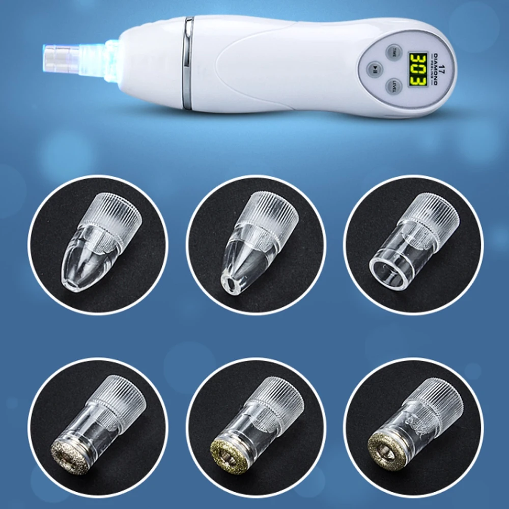 Алмазная микродермабразия машина для удаления угрей и акне Дермабразия