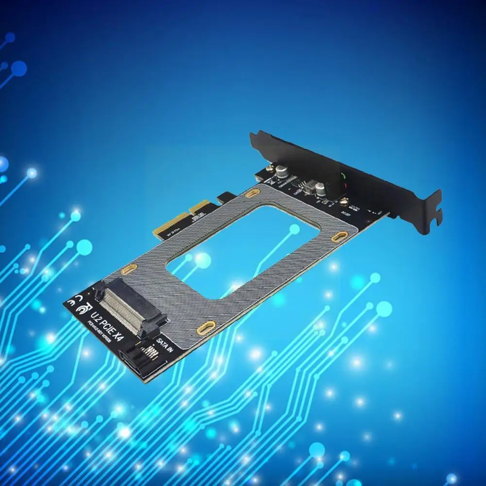 

Переходная карта U.2 к PCI-E X4, 3,0 дюйма, для жесткого диска, расширения SSD для 2,5 карт PCI Express SATA, адаптер SATA U.2 A7G8