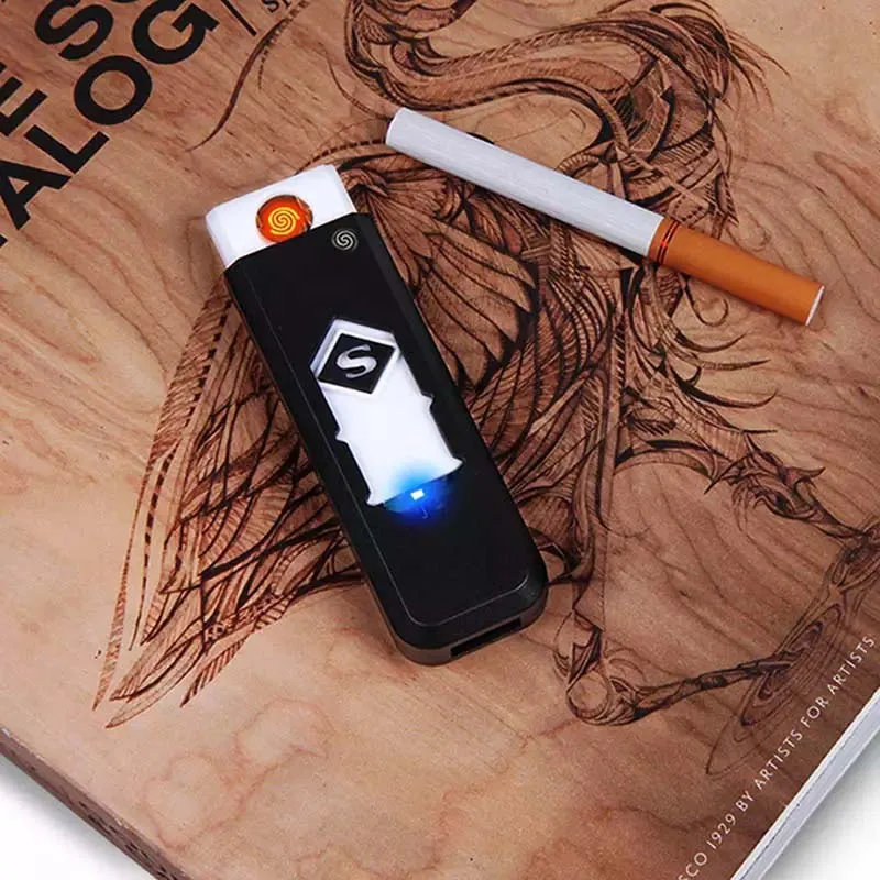 Индивидуальные USB прикуриватель отпечатков пальцев индукции Электронная