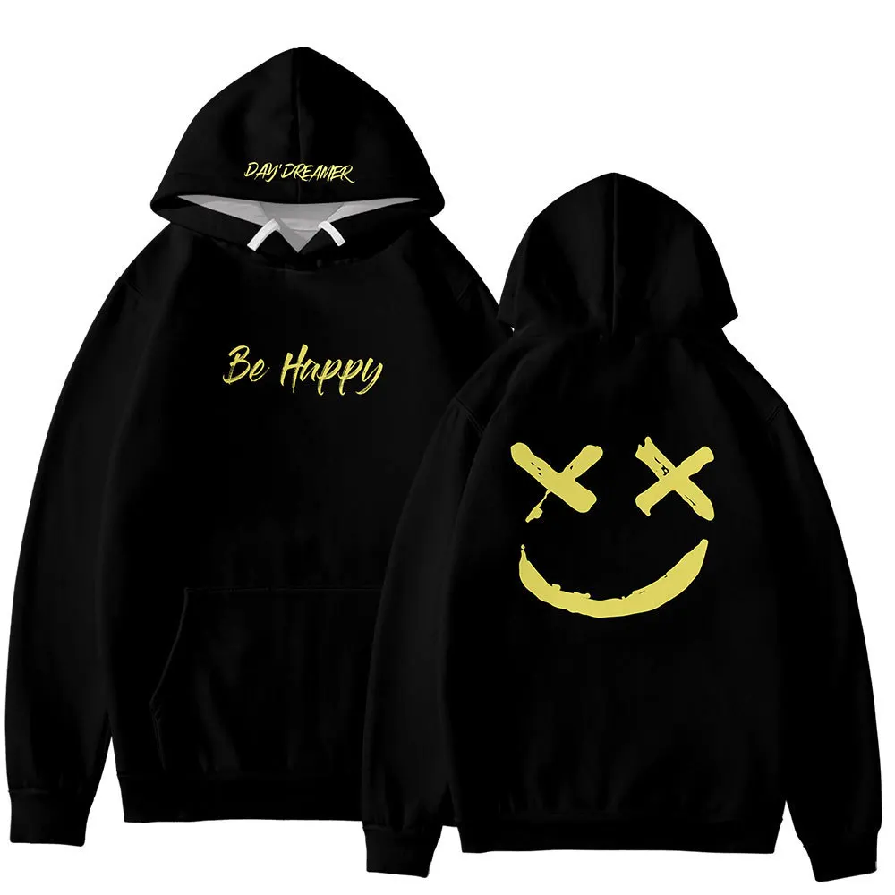 

Smiling Happy Printed Hoodie Men Women Kids Happy Sweatshirt Smiling Fashion Boys Girls Streetwear Tops Hip Hop Pocket Pullover