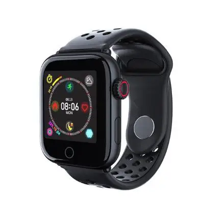 Z7BLACK CONXAG F9 Смарт-часы для мужчин и женщин полный сенсорный экран для сердечного ритма Смарт-часы с измерением давления для мужчин t Шагомер Смарт-часы для IOS - Цвет: Z7BLACK