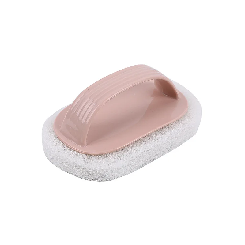 

Two in a bag！ bath brush with handle top brush bathroom tile brush kitchen decontamination brush sponge wipe cleaning brush